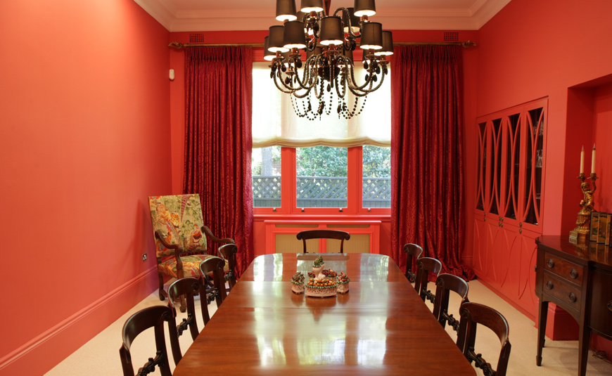 Curtains & Roman Blind 